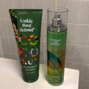 Body spray and lotion